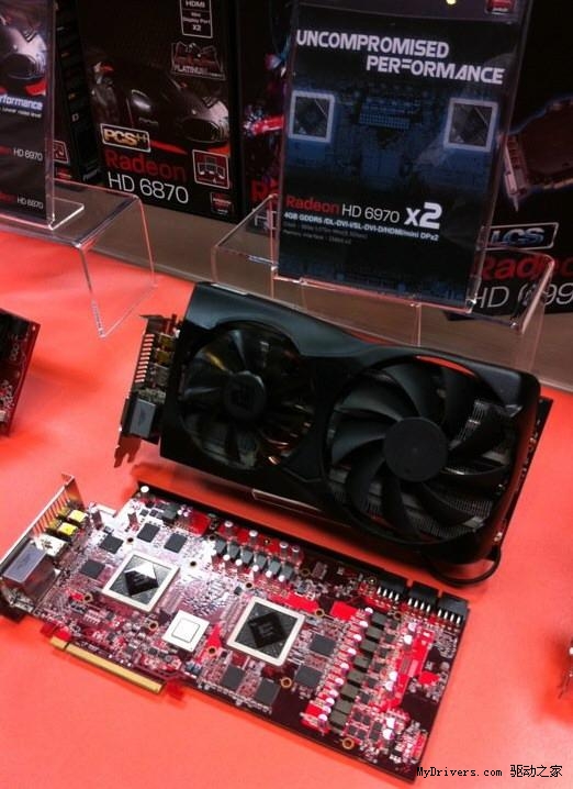 迪兰恒进摆出双芯Radeon HD 6970 X2