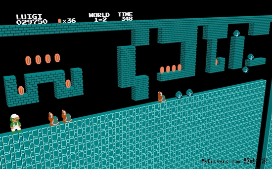 令人拍案叫绝的任天堂8位机3D像素图