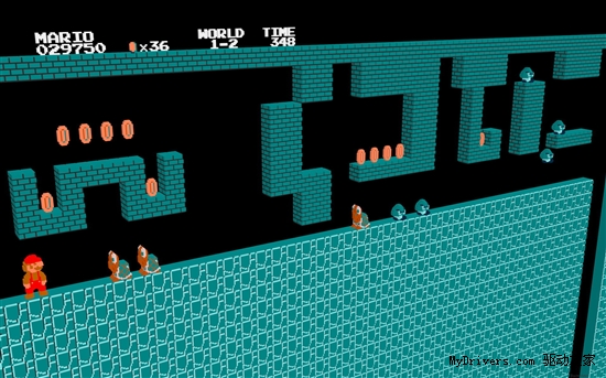 令人拍案叫绝的任天堂8位机3D像素图